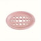 Self Draining Oval Silicone Soap Dish, Sink Counter Organizer, Multifunctional Bathroom Storage Rack Holder Tray