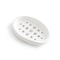 Self Draining Oval Silicone Soap Dish, Sink Counter Organizer, Multifunctional Bathroom Storage Rack Holder Tray