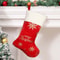 Snowflake Pattern Christmas Stocking Embroidered Personalized Christmas Sock Red Green Navidad Larg 0