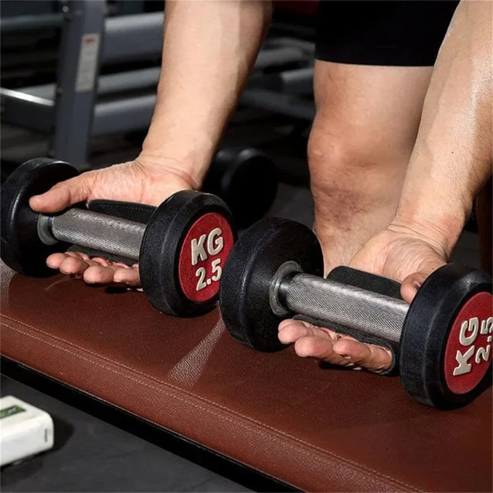 Weight Lifting Pads Cowhide Gym Gloves Anti Skid Fitness Grips Deadlift Power Belt Support Crossfit 2