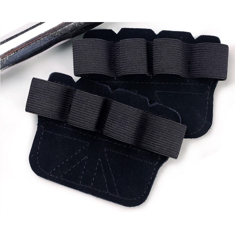 Weight Lifting Pads Cowhide Gym Gloves Anti Skid Fitness Grips Deadlift Power Belt Support Crossfit 4