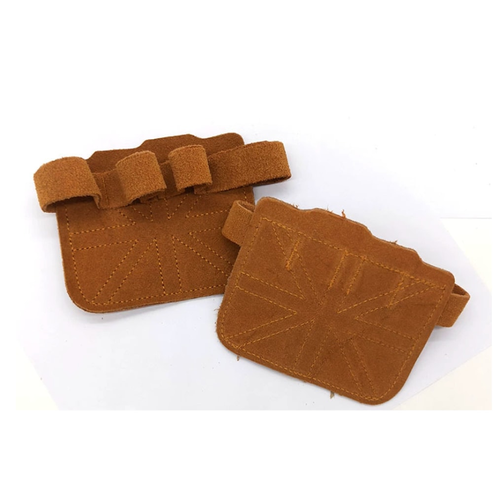 Weight Lifting Pads Cowhide Gym Gloves Anti Skid Fitness Grips Deadlift Power Belt Support Crossfit 5