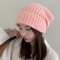 Caps Men Hats Solid Color Hip Hop Unisex Female Beanies Winter Warm Hats For Women Casual Stacking 6