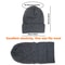 Pure Wool Knitted Womens Winter Hat Satin Lined Beanies Soft Warm Sleep Cover Elastic Fashion Slouc 3