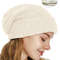 Pure Wool Knitted Womens Winter Hat Satin Lined Beanies Soft Warm Sleep Cover Elastic Fashion Slouc 12