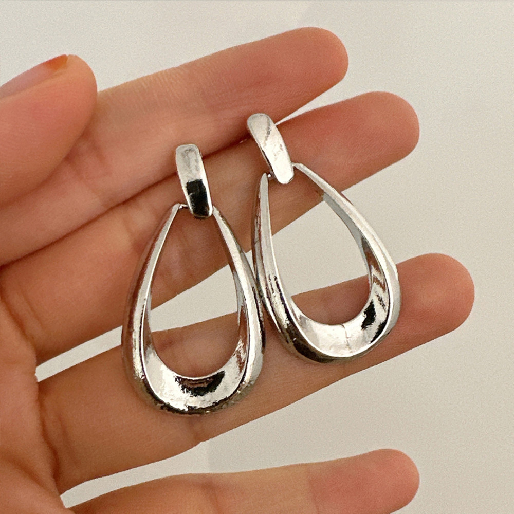 Fashion Geometric Earrings For Women Simple French Style Jewelry Luxurious Drop Earring Daily Vacat 1