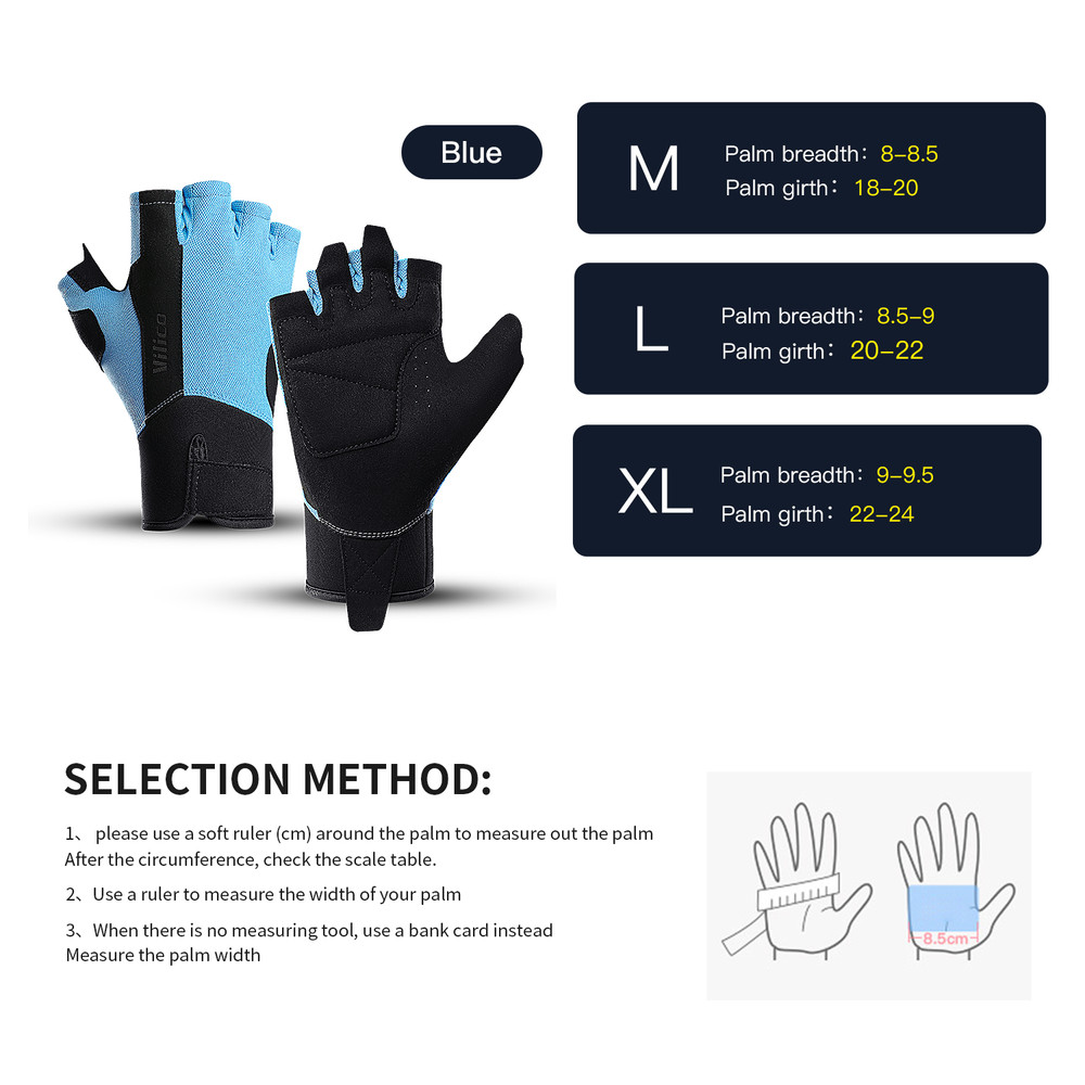 Gym Lifting Workout Gloves Men Women, Wrist Belt Fitness Climbing, Work Out Shock Absorb Foam Pad Palm Crossfit