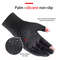 Cycling Warm Gloves Women, Winter Fishing Mens Gloves, Sports Touch Screen Gloves, Two Fingers Cut, Anti Slip Gloves