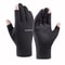 Cycling Warm Gloves Women, Winter Fishing Mens Gloves, Sports Touch Screen Gloves, Two Fingers Cut, Anti Slip Gloves