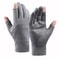 Cycling Warm Gloves Women, Winter Fishing Mens Gloves, Sports Touch Screen Gloves, Two Fingers Cut, Anti Slip Gloves