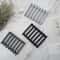Hollow Design Bar Soap Dish Flexible Silicone Soap Holder Drainer Sponges Scrubber Display Bathtub 6