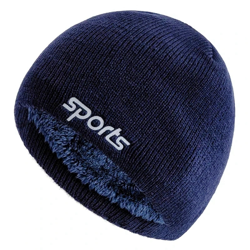 Fashion Knitted Hats For Men And Women Unisex Sports Jacquard Winter Hats Plush Fur Lined Outdoor B 9