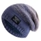 Female Winter Mixing Color Label Decor Knitted Hats Hot Sale Women Slouchy Winter Hats Plush Fur Li 7