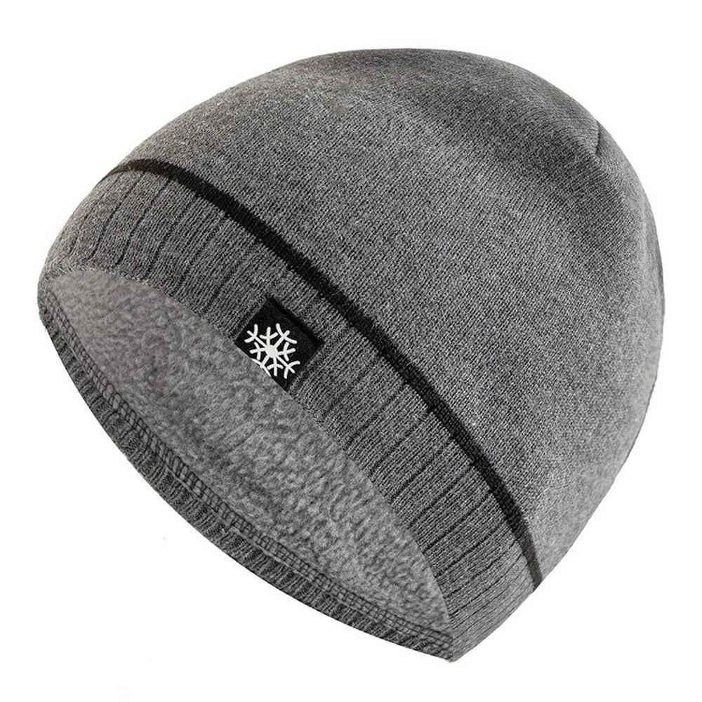 Outdoor Men Warm Ski Beanie Cap Hot Sale Winter Hats Casual Snow Label Decor Winter Luxury Knitted 4