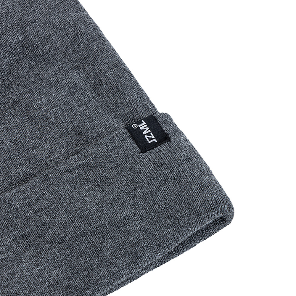 Autumn Winter Outdoor Knitted Hats Satin Lined JZML Letter Anti Static Beanie Hat New Style Plush H 3