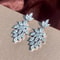Zirconia Hanging Earrings Crystal Huitan Luxury Marquise Cubic Temperament Elegant Wedding Party Je 2