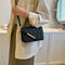 Elegant Temperament Black Ladies Bag Fashionable Versatile Single Shoulder Shoulder Bag Diagonal Cr 5