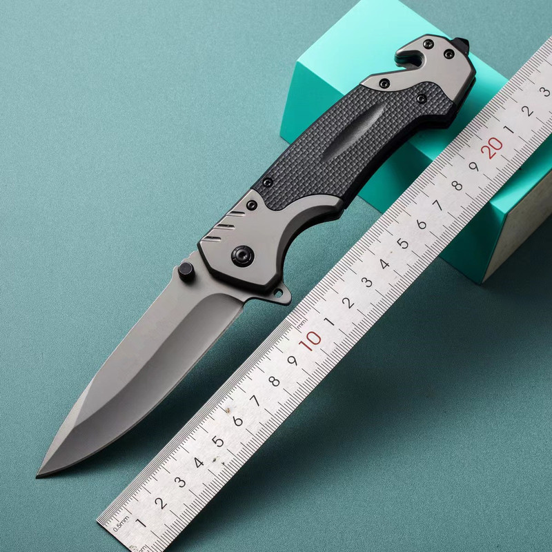 Tactical Defense Knife, Camping Pocket Knife, Outdoor Survival Folding Knife with Sharp Blade