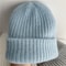 Warm Rabbit Fur Knit Hat DoubleLayer Womens Winter Hat Thick Wool Hat Casual Hat Toe Cap Cold Hat 4 7