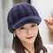 100 Genuine Mink Fur Winter Hat Warm Mink Fur Cap Natural Quality Female Fashion Mink Fur Cap Lady