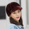 100 Genuine Mink Fur Winter Hat Warm Mink Fur Cap Natural Quality Female Fashion Mink Fur Cap Lady