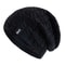 Warm Knitted Hats For Women Casual Fleece Lined Beanie Sports Label Winter Hat Warm Knitted Hats 9