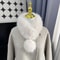 Winter Fox Fur Scarf Thickened Real Scarf For Women Fluffy Neck Warmer Fluffy Shawls Female Coat Co 0