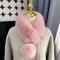Winter Fox Fur Scarf Thickened Real Scarf For Women Fluffy Neck Warmer Fluffy Shawls Female Coat Co 2