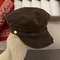 Vintage Style Suede Beret Hat Adjustable Top Newsboy Cap For Women Casual Foldable Warm Hat 6