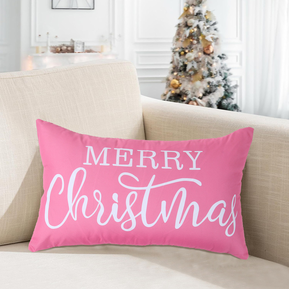 Christmas Santa Claus Pillow Covers, Christmas Party Decoration Gift Navidad Natal New Year Gift
