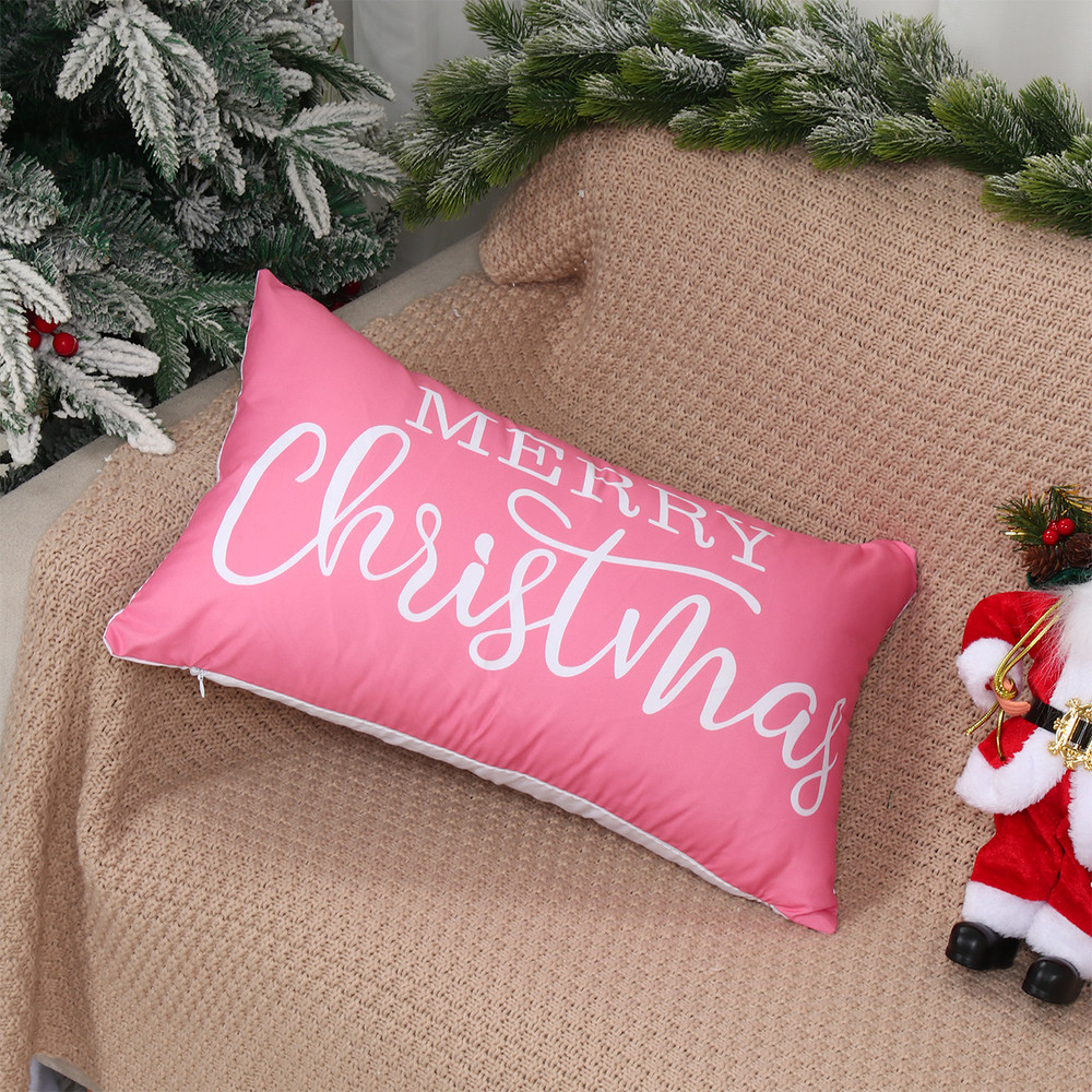 Christmas Santa Claus Pillow Covers, Christmas Party Decoration Gift Navidad Natal New Year Gift