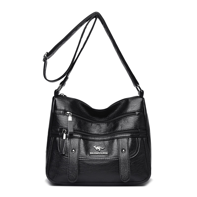 Designer PU Leather Messenger Bags For Women Luxury Shoulder Purses Crossbody Handbags 5