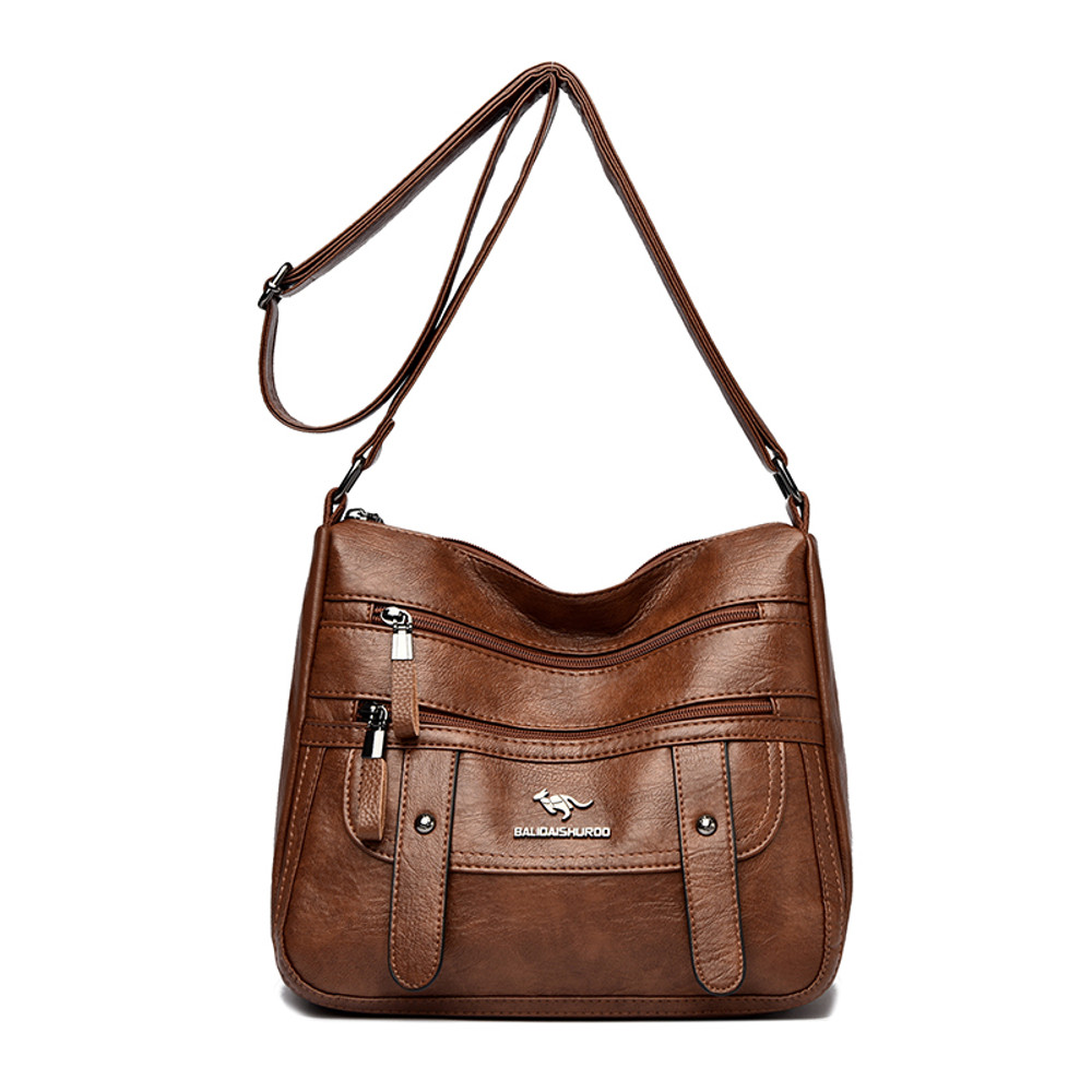 Designer PU Leather Messenger Bags For Women Luxury Shoulder Purses Crossbody Handbags 8