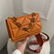 Trendy Small Purse with Chunky Chain,New Fashion Women Bag, Simple Casual Retro Shoulder Bag
