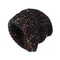 Classic Coldproof Warm Beanie Trendy Mixed Color Slouchy Skull Cap Thick Knit Hat For Women Winter 8