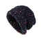Classic Coldproof Warm Beanie Trendy Mixed Color Slouchy Skull Cap Thick Knit Hat For Women Winter 10