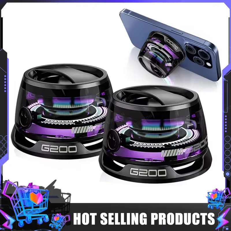 Mini Sound Box Hours Playback RGB Lighting Magnetic Speaker Portable Bluetooth Speaker Phone Holder 1