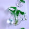 Handmade Round Crystal Vase Wall Hanging Glass Terrarium Self Watering Hydroponic Planter Home Offi 3