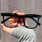 Blue Light Blocking Glasses, Unisex Square Frame, Face Flattering Optical Eyewear, Stylish Campus Look