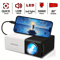 1pc Mini Smart HD Projector With Remote USB Phone Screen Sharing For TravelOffice 0