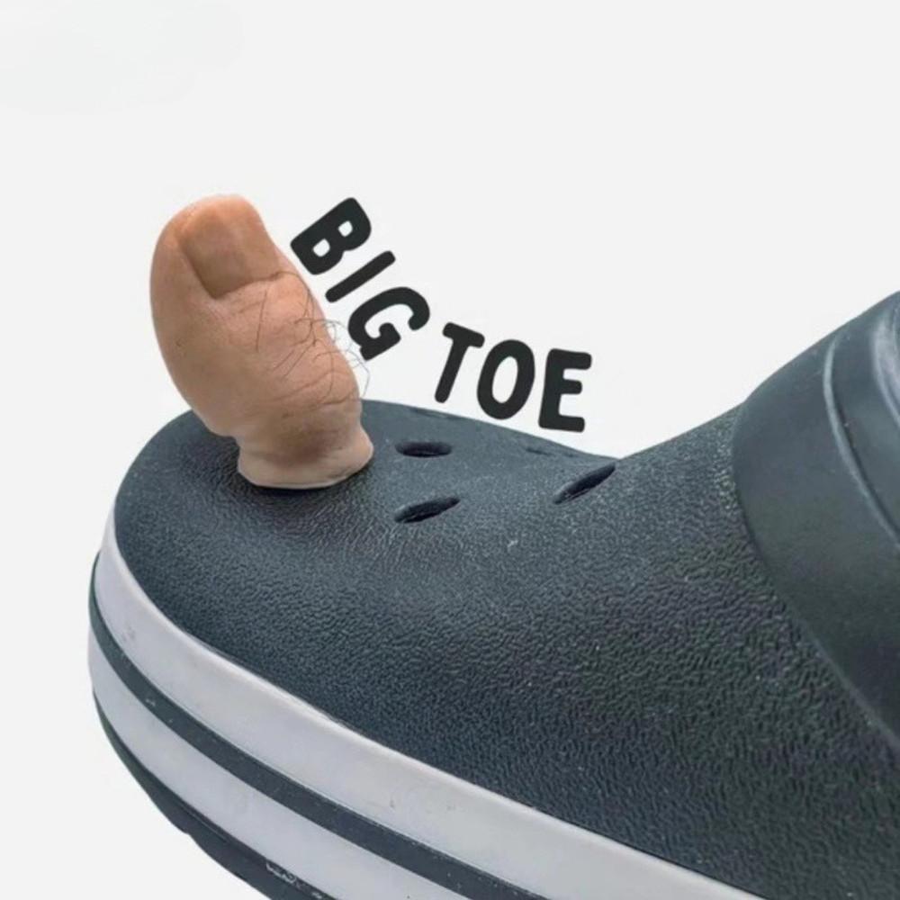 Designer DIY Cute Shoes Decoration, Simulated Thumb Shoe Charms, Party Accessories for Clogs, Gift Ideas for Boys