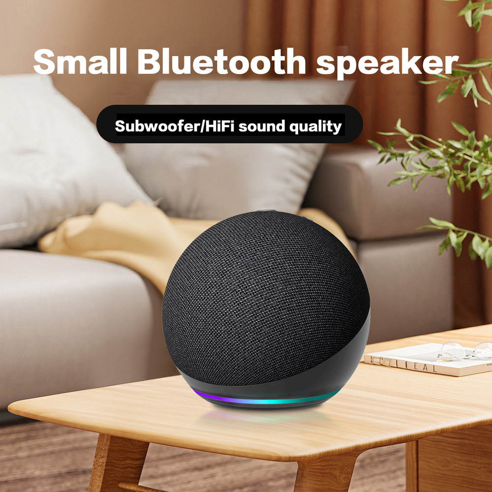 Bluetooth Mini RGB Speaker Alaxe Small Wireless Speaker Echo Dot 5th Outdoor Bluetooth Subwoofer 0