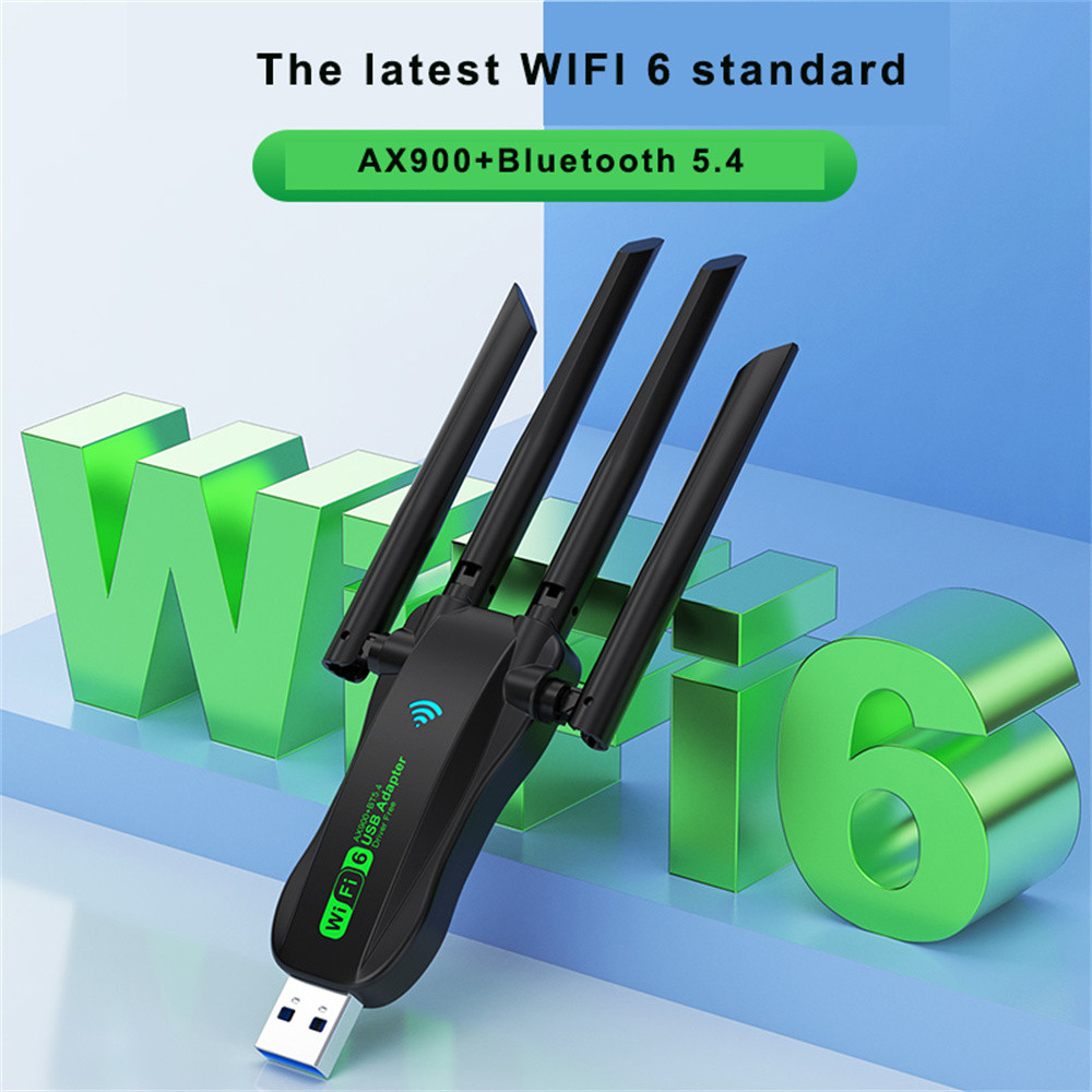 Antenna WiFi USB Adapter Dual Band Bluetooth For Laptop Dongle USB Wireless Card Receiver For PCLap 3