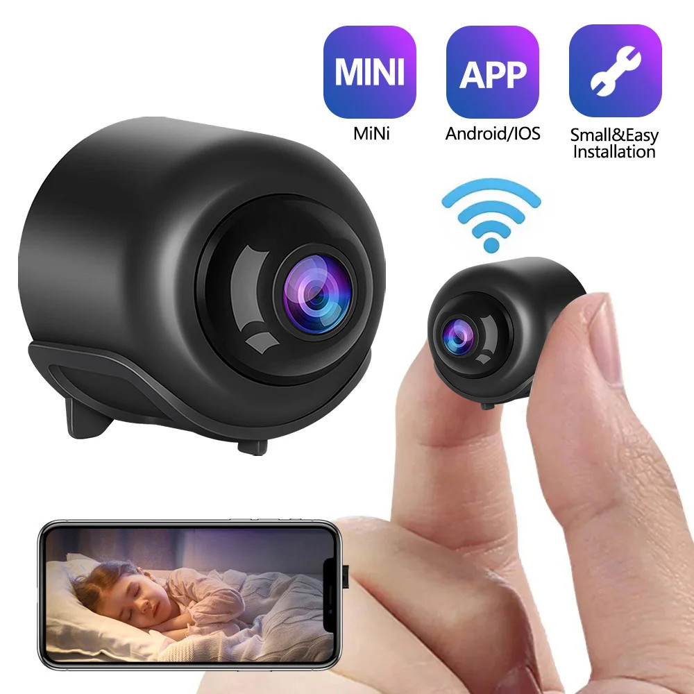 New Mini Camera Intelligent WiFi Mini Camera Home Indoor Night Vision Safety Protection Audio Video 1