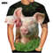 Funny Pig Printing Tshirt Comfortable And Breathable Popular Novelty Summer Top For Casual Wear 3