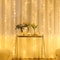 USB LED Silver Wire Curtain Lights Warm White Christmas Party Decor Wedding Garland Home Decoration 10