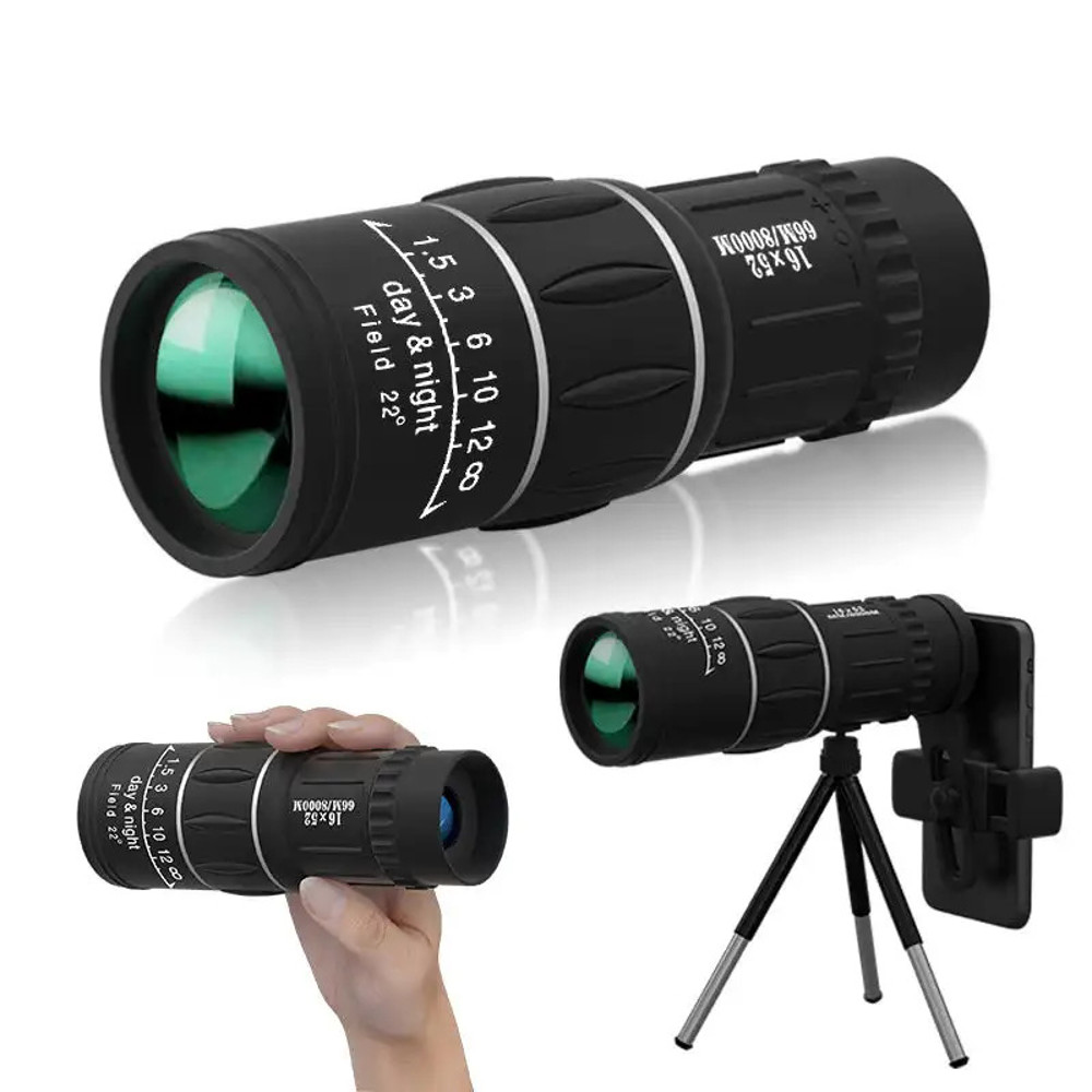 High Magnification Monocular Telescope Dual Focus Zoom Long Range Night Vision Scope 3
