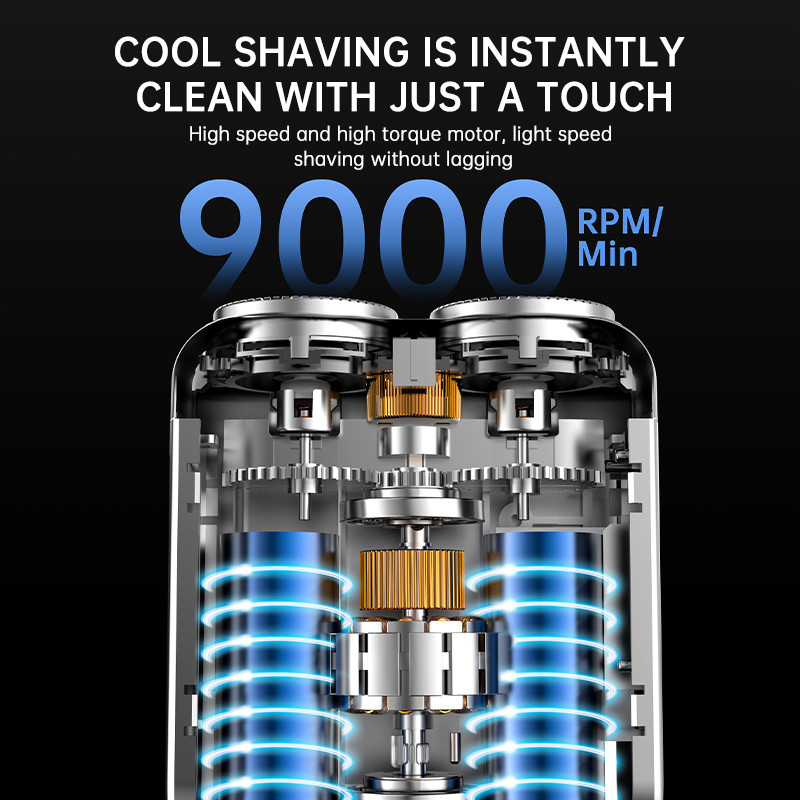 Rechargeable Mini Electric Smart Shaver Powerful Beard Trimmer Tool Rechargeable Shaver Powerful Be 3