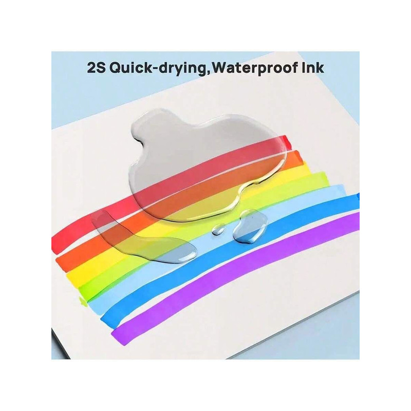 Watercolor Brush Pens Dual Tip OilBased Markers Art Marker Set For Art Students 2