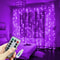 USB Powered LED Curtain String Lights With Remote Control Modes For Bedroom And Christmas Home Deco 6
